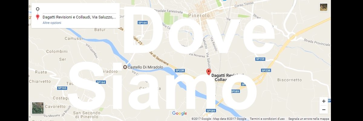 Raggiungi DAGATTI REVISIONI con Google MAP